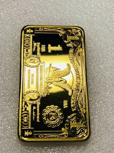 世界古銭 アメリカ 記念硬貨 アメリカ合衆国　建国の父 記念金貨　ゴールドバー 大型金貨 重さ約31.41g カプセル付き