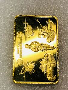 外国古銭　ドイツ　帝国銀行　メープルリーフ　1オンス ゴールドバー　約27.62g 海外コイン 　記念金貨 大型金貨　カプセル付き