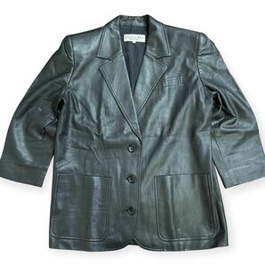 Christian Dior PRET-A-PORTER Synthetic Leather 3B Jacket Black size:M