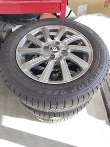 22年製 9分山 185/60R15 ウィンターマックス03 5.5J 100 +50 美品 フィット等 