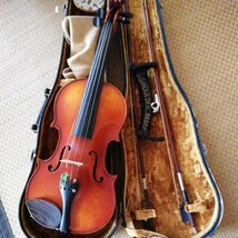 ★鈴木 バイオリン SUZUKI VIOLIN　1/16　1/8　1/2　4/4　4点　1970年代　NAGOYA　ジャンク扱いとします　約50年前_画像2