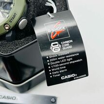 未使用 CASIO カシオ G-SHOCK Gショック GA-2000-3A(GA-2000-3AJF同等) カーキ ミリタリー アナデジ デジアナ 腕時計 カーボンコアガード_画像3