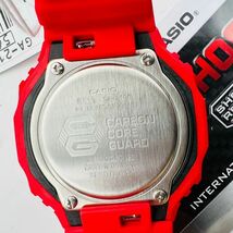 未使用　CASIO カシオ G-SHOCK Gショック GA-2100-4A(GA-2100-4AJF同等) レッド アナデジ デジアナ 腕時計 カーボンコアガード_画像6