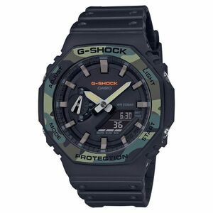 未使用　CASIO カシオ G-SHOCK Gショック GA-2100SU-1A(GA-2100SU-1AJF同等) 迷彩 カモフラージュ ブラック アナデジ デジアナ 腕時計