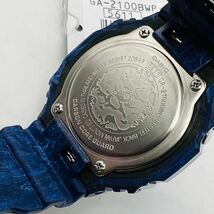 未使用 CASIO カシオ G-SHOCK Gショック GA-2100BWP-2A (GA-2100BWP-2AJR同等) チャイナブルー ブルー ホワイト 磁器/青花 モチーフ 腕時計_画像6