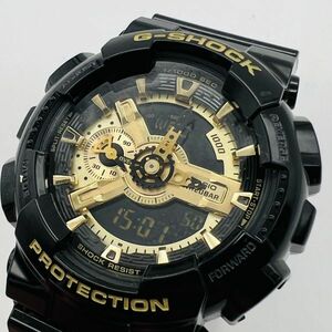 CASIO カシオ G-SHOCK Gショック ジーショック GA-110GB-1A ブラック アナデジ デジアナ 腕時計 中古 稼働品