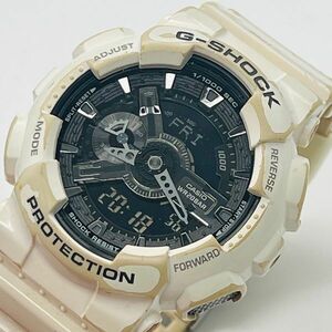 CASIO カシオ G-SHOCK Gショック ジーショック GA-110GW-7AJF ホワイト ブラック アナデジ デジアナ 腕時計 中古 稼働品