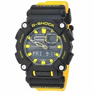 未使用 CASIO カシオ G-SHOCK Gショック GA-900A-1A9(GA-900A-1A9JF同等) 黄×黒 アナデジ 腕時計