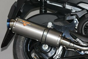 Valiente アクシスZ バイクマフラー 2BJ-SED7J O2センサー非対応 デュラ チタンソリッド マフラー カスタム パーツ バリエンテ v-201-du11