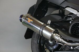 Valiente アクシスZ バイクマフラー 8BJ-SEJ6J O2センサー対応 デュラ ステンレス マフラー シルバー バイク用品 バイクパーツ v-202-du12