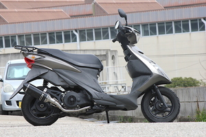 Valiente アドレスV125 CF46A バイクマフラー カルマ カーボン カスタム パーツ ドレスアップ 交換 社外品 バリエンテ スズキ v-201-ca5