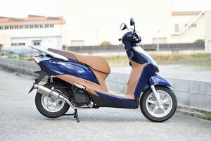 HMS リード125 2BJ-JF45 2018年～2020年モデル対応 バイクマフラー デルタ ステンレス マフラー LEAD125 ホンダ dlt-011