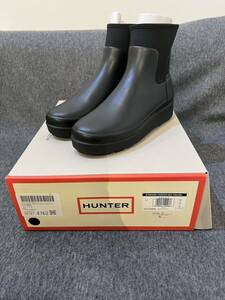 HUNTER W REFINED CREEPER NEO CHELSEA side-gore boots beautiful goods UK6 Hunter Monday till price 