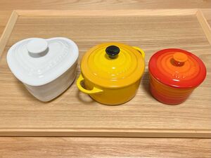 LE CREUSET クルーゼ ミニココット　ラムカンダムール　ラムカンS 3点セット