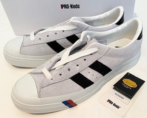 【新品半額以下！】PRO-Keds ROYAL PLUS SUEDE WHITE 22FW-I US10 28cm プロケッズ ロイヤルプラス スエード ホワイト 白