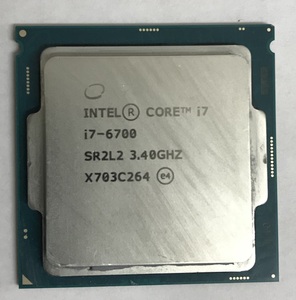 CPU Intel Core i7-6700 3.40GHz SR2L2 LGA1151 i7 no. 6 generation processor Intel Core i7 6700 used operation verification ending 