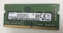 SAMSUNG PC4-2666V 8GB DDR4 ノートパソコン用メモリ PC4-21300 8GB 260ピン DDR4 LAPTOP RAM 中古 品動作品_画像1