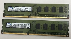 SAMSUNG 2RX8 PC3-10600U 8GB 4GB 2枚組 8GB DDR3 デスクトップ用 メモリ DDR3-1333 4GB 2枚 8GB DDR3 DESKTOP RAM