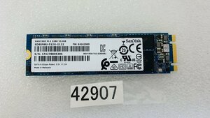 M.2 SSD512GB SANDISK SSD X400 SATA M.2 SSD512GB M.2 2280 M.2 ソリッドス テートドライブ 使用時間4359時間