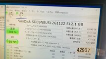 M.2 SSD512GB SANDISK SSD X400 SATA M.2 SSD512GB M.2 2280 M.2 ソリッドス テートドライブ 使用時間4359時間_画像3