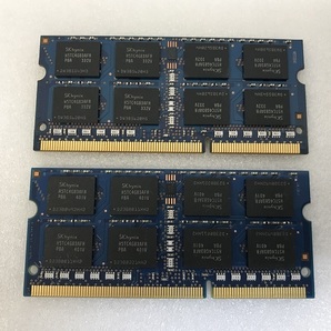 SK HYNIX 2Rx8 PC3L-12800S 8GB 2枚 16GB DDR3L ノートPC用 メモリ 204ピン DDR3L-1600 8GB 2枚セット 16GB DDR3 LAPTOP RAMの画像5