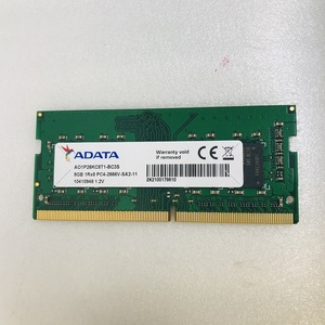 ADATA 1RX8 PC4-2666V-SA2-11 8GB 1枚 DDR4 ノートパソコン用メモリ PC4-21300 8GB 260ピン DDR4 LAPTOP RAM 中古 品動作品