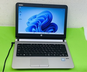 HP PROBOOK 430 G3 i7第6世代 インテル Core i7-6500U TOKYO HP ノートパソコン メモリ16GB SSD120GB Webカメラ 13.3 HP LAPTOP