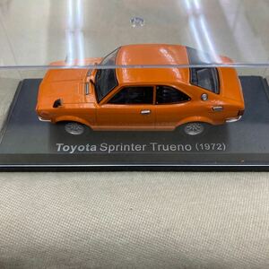 国産名車コレクション 1/43　トヨタ　 スプリンター トレノ 1972　塗装ハゲあり