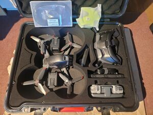 DJI FPV ドローン + FLY MORE KIT + NDフィルター4枚 + 社外スポンジアイパット + 収納ケース