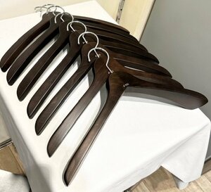  super-beauty goods!NAKATA HANGERnakata hanger 7 pcs set jacket hanger 1 pcs shirt hanger 6ps.@ men's width 43. beech material high class 