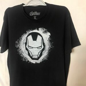 MARVEL ブラックパンサークラシックロゴtシャツ　Ｌ