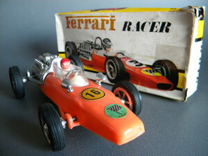  that time thing **Hong Kong toy friction Ferrari operation excellent!! Hong Kong made old car race car famous car Ferrari F-1** unused dead stock 