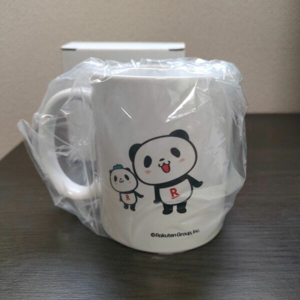 【未使用】楽天Edy 20周年記念 お買い物パンダ マグカップ