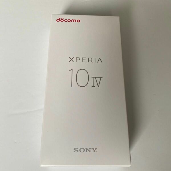 Xperia 10 IV SO-52C 6インチ メモリー6GB ストレージ128GB ホワイト ドコモ