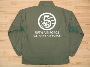 5th AIR FORCE オリーブ フィールドコート 白 XL ミリタリージャケット U.S. ARMY AIR FORCE FIFTH