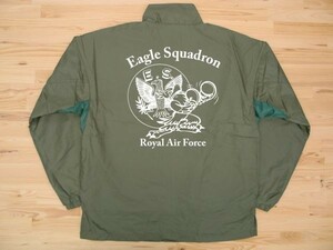 R.A.F. Eagle Squadron オリーブ フィールドコート 白 M ミリタリージャケット イギリス空軍 イーグル飛行中隊 U.S. AIR FORCE