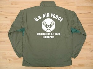 U.S. AIR FORCE オリーブ フィールドコート 白 L ミリタリージャケット エアフォース アメリカ空軍