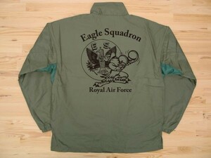 R.A.F. Eagle Squadron オリーブ フィールドコート 黒 XL ミリタリージャケット イギリス空軍 イーグル飛行中隊 U.S. AIR FORCE
