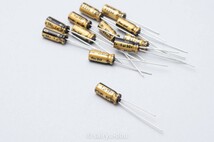 ニチコンFG（ファインゴールド）50V／1μF　アルミ電解コンデンサ　新品12個セットB_画像1