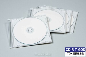  business use CD-R T-GOD TG-CDR80 PWCX600 TDK quality inheritance goods ( trial 4 pieces set )A