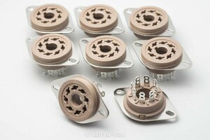 8ピン　USオクタル　真空管ソケット　BELTON製　新品8個セットA