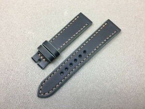  navy Tochigi leather clock belt size order 16mm 17mm 18mm 19mm 20mm 21mm 22mm 23mm etc. 