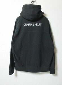 CAPTAINS HELM キャプテンズヘルム ポーラテック フリース パーカー POLARTEC FACE-COVER FLEECE HOODIE 黒 M