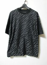 23SS MINEDENIM マインデニム Diago.T Denim ゼブラ アニマルグラフィック Tシャツ 2_画像1