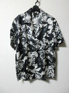 S ユニセックス 新品 定価41800円 BANANATIME バナナタイム HAWAIIAN SHIRT 総柄 シルク ハワイアンシャツ シャツ アロハシャツ