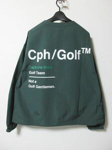 Cph/Golf CAPTAINS HELM Captain z hell m Golf coach jacket jacket green M