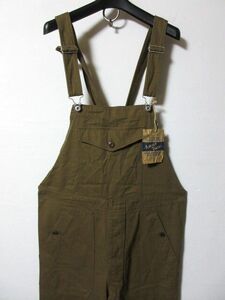 22SS 定価19800円 ARMY TWILL アーミーツイル オールインワン オーバーオール 茶 L