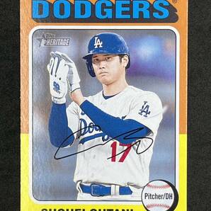 2024 Topps Heritage 大谷翔平 Shohei Ohtani ドジャース Dodgersの画像1