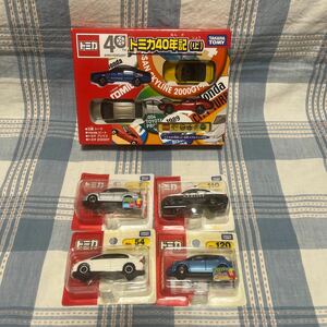  Tomica Takara Tommy Tomica 40 year chronicle ( on ) Nissan Cima Honda Beat Toyota Prius Toyota 2000GT other passenger vehicle 4 pcs. set 