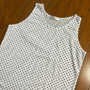  dot pattern tank top 